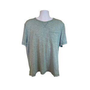 Boston Traders Mens Pocket Tee Shirt XL Green Short Sleeve  Cotton Athleisure
